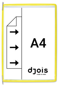 djois by tarifold Poche à pivot, A3, gris