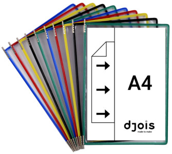 djois by tarifold Poche à pivot, A3, gris