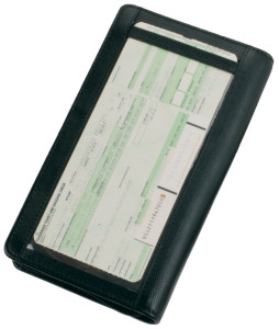 Alassio Organiseur de voyage, cuir nappa, noir