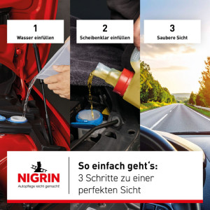 NIGRIN KFZ-Scheiben-Frostschutz Citrus, Konzentrat, 3 l