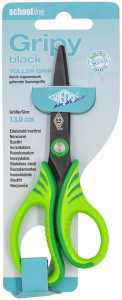 WEDO Ciseaux de bricolage Gripy black, rond, 130 mm