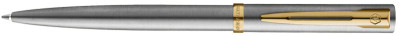 WATERMAN Stylo à bille Allure Impression, Acier G.T.