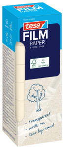 tesa Film PAPER, transparent, 19 mm x 66 m, Office Box