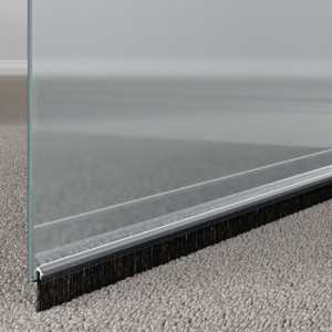 tesa INSULATION Isolation bas de porte, transparent, 43 mm