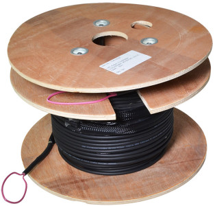 LogiLink LWL Trunkkabel U-DQ(ZN)BH, OM4, 100 m, schwarz
