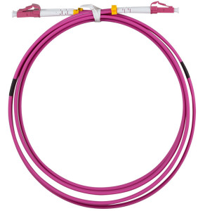 LogiLink Stahlarmiertes LWL Patchkabel, 2x LC-Duplex, 10 m