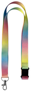 AVERY Tour de cou, en rPET, 20 x 440 mm, dégradé de couleurs