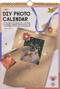 folia Kreativ-Wandkalender, DIN A4, weiß