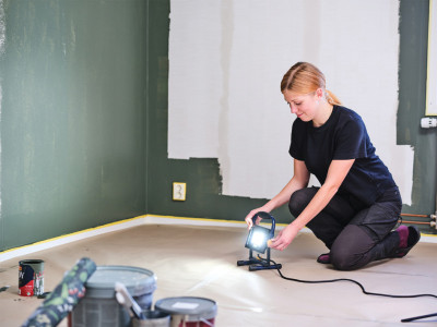 Rapid LED-Arbeitsstrahler THE PAINTER, 20 Watt, blau/schwarz