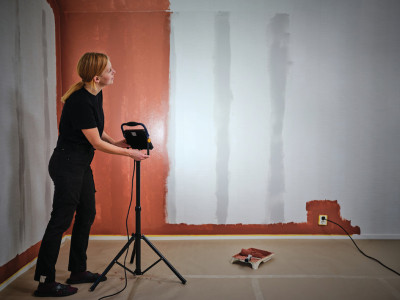 Rapid LED-Arbeitsstrahler THE PAINTER+, 50 Watt,blau/schwarz