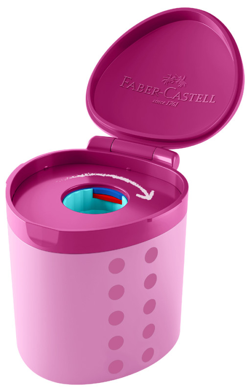FABER-CASTELL Spitzdose Grippy, pink