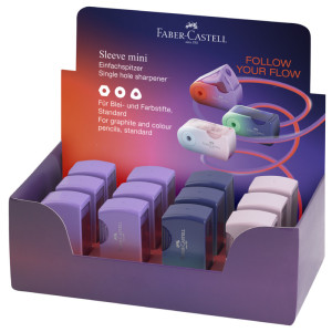FABER-CASTELL Einfachspitzdose SLEEVE MINI Flow Edition