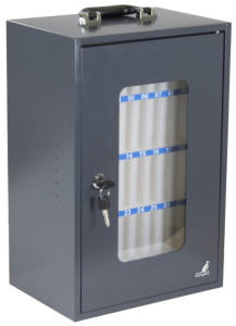 kangaro Armoire pour smartphones, 36 logements, gris foncé