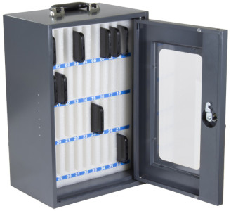 kangaro Armoire pour smartphones, 36 logements, gris foncé