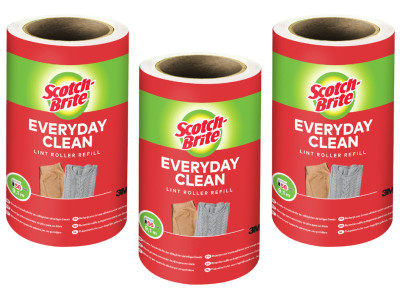Scotch-Brite Ersatz-Fusselrolle Everyday Clean, 3er Pack