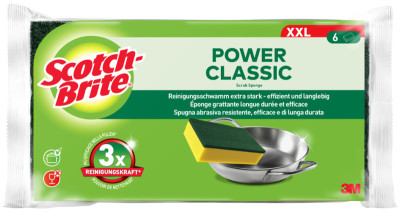 Scotch-Brite Reinigungsschwamm Classic XXL, gelb/grün