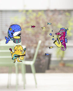 folia Kit Window Color BASIC SMALL, 10 x 30 ml