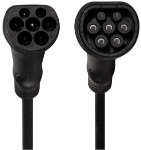 HARTING Câble de charge en spirale pour véhicule électrique