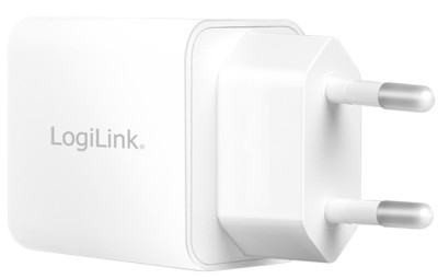 LogiLink Chargeur secteur USB, 1x USB-A, 1x USB-C, 20 watts