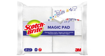 Scotch-Brite Gomme de nettoyage MAGIC PAD, pack de 6, blanc