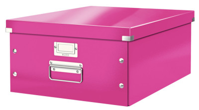 Restposten: LEITZ Ablagebox Click & Store WOW, DIN A3, pink