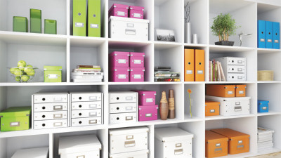 Restposten: LEITZ Ablagebox Click & Store WOW, DIN A3, pink