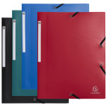 EXACOMPTA Chemise à élastiques Opaque, PP, A4, assorti