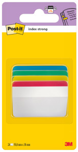 Post-it Marque-page Index Strong, large, 50,8 x 38,1 mm