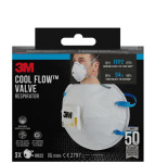 3M Masque respiratoire Cool Flow 8822, FFP2, lot de 10
