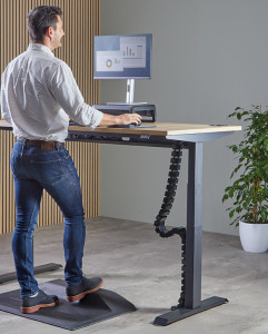 Fellowes Chemin de câble flexible CableSpine, noir