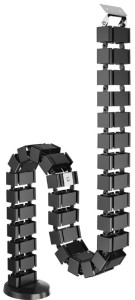 Fellowes Chemin de câble flexible CableSpine, noir