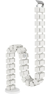 Fellowes Chemin de câble flexible CableSpine, noir