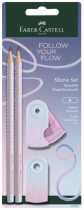 FABER-CASTELL Kit d'écriture GRIP Flow Edition, punchy melon