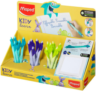 Maped Stylo roller KIDY learn, présentoir de 18