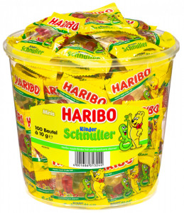 HARIBO Bonbon gélifié aux fruits SCHNULLER Minis, boîte