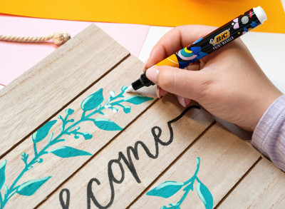 BIC Marqueur permanent Intensity, pointe ogive, noir