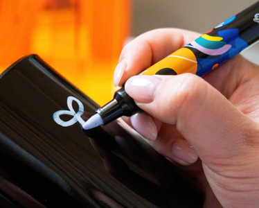 BIC Marqueur permanent Intensity, pointe ogive, noir