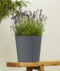 EDA Bac à plantes ELEMENT, conique, 250 mm, kaki