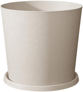 EDA Bac à plantes ELEMENT, conique, 250 mm, kaki