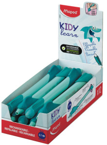 Maped Stylo roller KIDY learn Requin, présentoir de 12