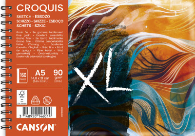 CANSON Album de dessin XL CROQUIS Waves, A5