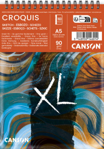 CANSON Album de dessin XL CROQUIS Waves, A5