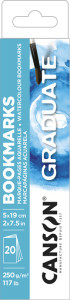 CANSON Marque-pages GRADUATE AQUARELLE, 50 x 190 mm