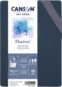 CANSON Carnet de dessin ART BOOK Montval Accordéon, 300 g/m2