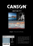 CANSON INFINITY Papier photo Edition Etching Rag II, A4 CANSON INFINITY Papier photo Edition Etching Rag II, A4