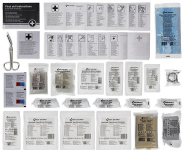 FIRST AID ONLY KFZ-Verbandtasche nach DIN 13164, schwarz