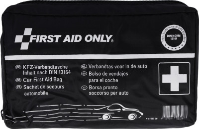 FIRST AID ONLY KFZ-Verbandtasche nach DIN 13164, schwarz