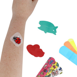 FIRST AID ONLY Kinder-Pflaster-Sortiment, 45er Kunststoffbox