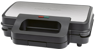 PROFI COOK Sandwichtoaster PC-ST 1315, Edelstahl / schwarz