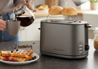 PROFI COOK 2-Scheiben-Toaster PC-TA 1291, graphit